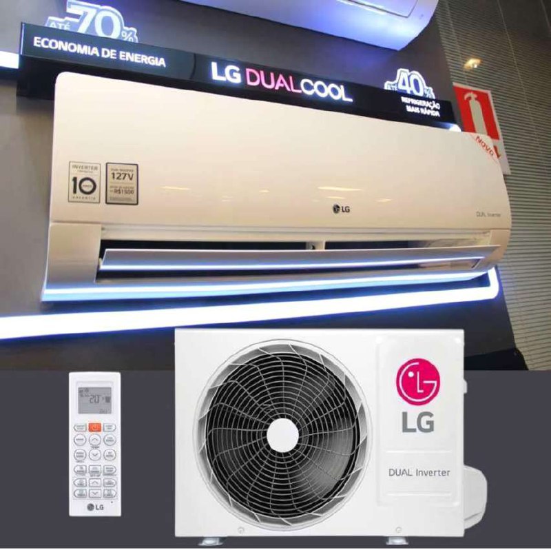 Ar Condicionado Split Lg Btus Dual Inverter Voice Frio V S