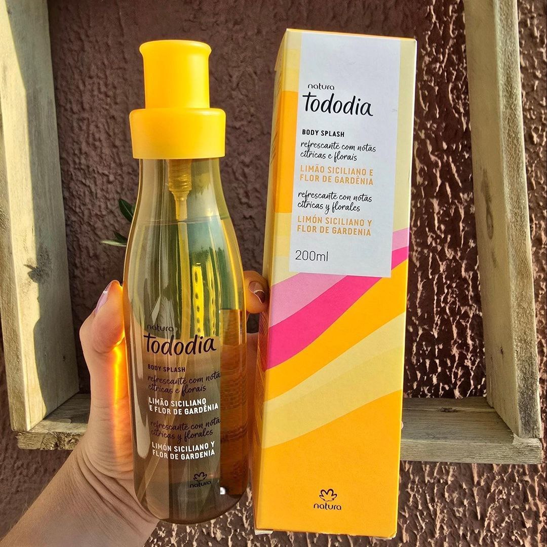 Tododia Limão Siciliano e Flor de Gardênia Body Splash Feminino 200 ml ...