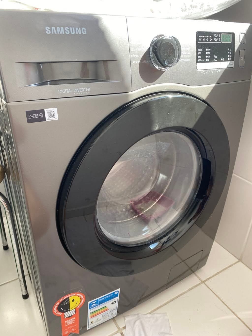Samsung Lava e Seca WD11M com Digital Inverter WD11M4473PX Inox Look 11 ...