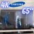 Smart TV LED 65″ 4K UHD Samsung UN65BU8000 – Wifi, HDMI, USB