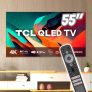 Smart TV 55” 4K UHD QLED TCL 55C635 Wi-Fi – Bluetooth Google Assistente 3 HDMI 2 USB