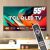 Smart TV 55” 4K UHD QLED TCL 55C635 Wi-Fi – Bluetooth Google Assistente 3 HDMI 2 USB