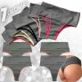 Kit 7 Calcinha Modeladora Cós Alto – Compressão para Barriga Cintura Alta, Sem Costura, Forro 100% Algodão, Atacado -VIÉRE