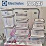 Electrolux – Kit Potes de Plástico Hermético, 10 unidades