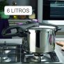 Panela De Pressão 6l Rochedo Inox