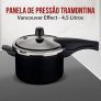 Panela de Pressão Tramontina Vancouver Effect em Alumínio com Revestimento Interno e Externo em Antiaderente Starflon Max Preto 20 cm 4,5 L
