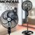 Ventilador Coluna 110V, 40cm, 6 pás, Super Power – VSP-40C-B, MONDIAL
