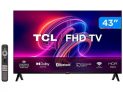 Smart TV LED 43″ FHD TCL S5400A 43S5400A com Android TV, Wi-Fi, Bluetooth, Controle Remoto com Comando de Voz, Google Assistente e Chromecast integrado