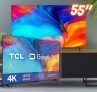 Smart TV LED 55′ 4K UHD TCL 55P635 – Google TV, Wifi, PRETO