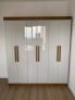 Guarda-Roupa Casal Malibu 6 PT Imbuia e Off White – Rufato