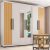 Guarda-roupa Casal com Espelho 6 Portas 4 Gavetas Araplac Braga
