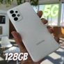 SAMSUNG Galaxy A23 128GB 5G Wi-Fi Tela 6.6‘ Dual Chip 4GB RAM C mera Quádrupla + Selfie 8MP Bateria de 5000mAh Modelo: SM-A236MZWGZTO