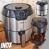 Mixer 3 Em 1 Eos Emx02 2 Velocidades 600w Inox com Preto 110v