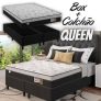 💥Cama Box Queen Size (Box + Colchão) – Plumatex Molas Ensacadas Alfa