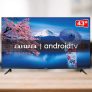 Smart TV Aiwa 43”, Android, Full HD, Borda Ultrafina, HDR10, Dolby Áudio – AWS-TV-43-BL-02-A