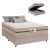 Cama Box Baú Casal Colchão Molas Flora Bege 138x188x60cm – Gazin