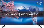 Smart TV Aiwa 43”, Android, Full HD, Borda Ultrafina, HDR10, Dolby Áudio – AWS-TV-43-BL-02-A