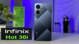 Smartphone Infinix Hot 30i 128GB Azul 4G MediaTek 8GB RAM 6,6″ Câm. 50MP + Selfie 5MP Dual Chip