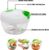 Mini Processador De Legumes Chef Manual, Cores sortidas