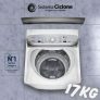🛍️Lavadora de Roupas Panasonic 17kg Cesto Inox – 9 Programas de Lavagem Branca NA-F170B7W