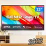 Smart TV 32” HD LED Semp R6500 Wi-Fi – 3 HDMI 1 USB