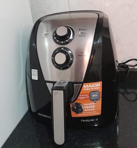 Fritadeira Elétrica Mondial Sem Óleo Air Fryer Family AFN40BI 4 L