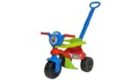 Kendy, Triciclo Infantil, Kemotoca BABY DOG VERMELHA, com Haste