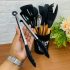 Armário de Cozinha Completa Compacta Madesa Emilly Pop Com Armário E Balcão Cor Rustic/Preto