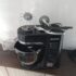 Panela 3 Em 1 Tampa de Vidro Forma Pudim Banho Maria Cozimento Vapor Cuscuz