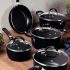Brinox, Conjunto Panelas, 8Pcs Ceramic Life Smart Plus, Vanilla