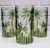 Wolff Palm Tree Conjunto de Copos Altos de Cristal 6 Peças, Multicor (Palmeira Verde Pintura à Mão), 360 ml