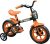 Bicicleta Arco Iris Infantil Aro 12 Preto e Laranja Track Bikes