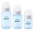 AVENT Kit Avent Classic+ 3 Mamadeiras Azul 125, 260, 330ml Philips Avent
