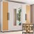 Guarda-roupa Casal com Espelho 6 Portas 4 Gavetas Araplac Braga