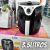 Fritadeira Elétrica Flash Fryer Elgin Preta 3,5 Litros Preta 127V- Airfryer