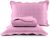 Cobre Leito Colcha Queen 3 peças Dupla Face Micro Percal 150 Fios Matelado Pastilhas (Rosê)