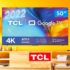 Smart TV 55” 4K LED TCL 55P635 VA Wi-Fi Bluetooth HDR Google Assistente 3 HDMI 1 USB