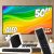 Smart TV 50″ QLED 4K 50Q60D 2024 + Soundbar HW-B550/ZD – Samsung