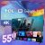 Smart TV 55” 4K LED TCL 55P635 VA Wi-Fi Bluetooth HDR Google Assistente 3 HDMI 1 USB