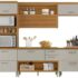 Mesa de Jantar 4 Cadeiras Quadrada Preta Tampo de Vidro Artefamol Léia Capri