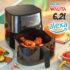 *Fritadeira Elétrica sem Óleo/Air Fryer Mondial – Family AFN-40-RI Vermelha e Inox 4L com Timer*