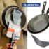 Tramontina JOGO FRIGIDEIRAS 3PCS CARIBE PRETO – SORTIDOS DE ALUMINIO COM REV ANTIADERENTE E POLIESTER