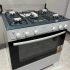 Fogão 5 Bocas Continental Mesa de Inox Branco – Acendimento Automático FC5IB