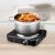 Elgin, Fogão Elétrico Portátil Cooktop de Mesa, 1 Boca, 5 opções de temperatura, 1000W, Preto, 110V