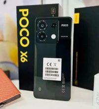 Smartphone Xiaomi POCO X6 5G 8GB+256GB NFC Snapdragon 7s Gen 2 Smartphone 120Hz FioW AMOLED 64MP Câmera tripla com OIS (preto)