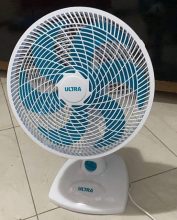 Ventilador de mesa 30cm, Ultra, 110V, Branco/Azul – V-30-6P