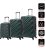 Kit malas de viagem verde pequena, média e grande Havana Swiss Move