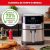 Arno, Airfryer air plus e grill digital, 4,2l, Inox, UFE2, 110v