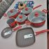 Conjunto de Bowls Tigelas de Inox com Tampa Plástica Electrolux