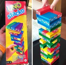 Jogo Uno Stacko, 43535, Mattel Games Mattel Multicolorido